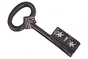Фото: Сувенир "Ключ" (алюминий) № Су107/1 6 шт/уп