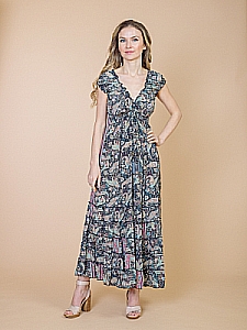 Фото: Платье (искуcственный шелк) №23-579-2
